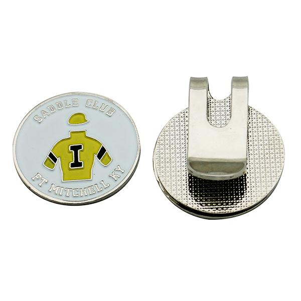 Персонализированный зажим для шляпы для гольфа для клюшки