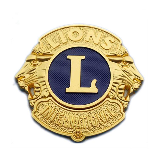 Оптовая продажа металлического лацкана Lion Club на заказ