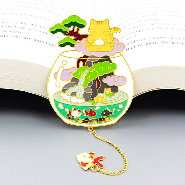 Красивые металлические закладки, милые подарки на день рождения, маркеры для книг в стиле аниме для персонализированных закладок-металлические закладки на заказ