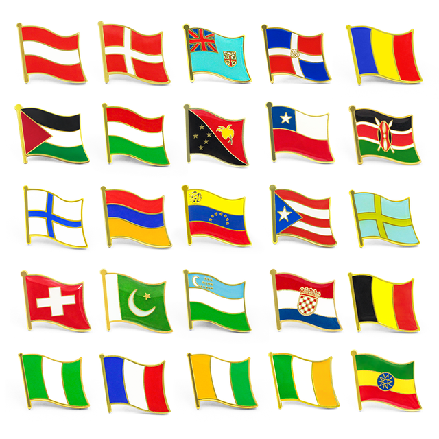 Пользовательский эмалевый флаг