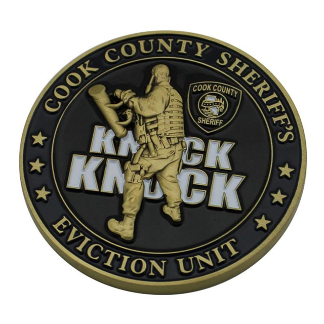 3D изготовленная на заказ монета из металла с мягкой эмалью