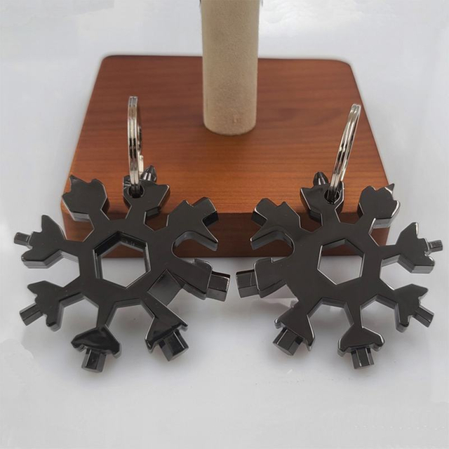 Desuccus 18-в-1 многофункциональный инструмент «Снежинка» из нержавеющей стали открывалка для бутылок со снежинками/плоская крестовая отвертка/гаечный ключ 